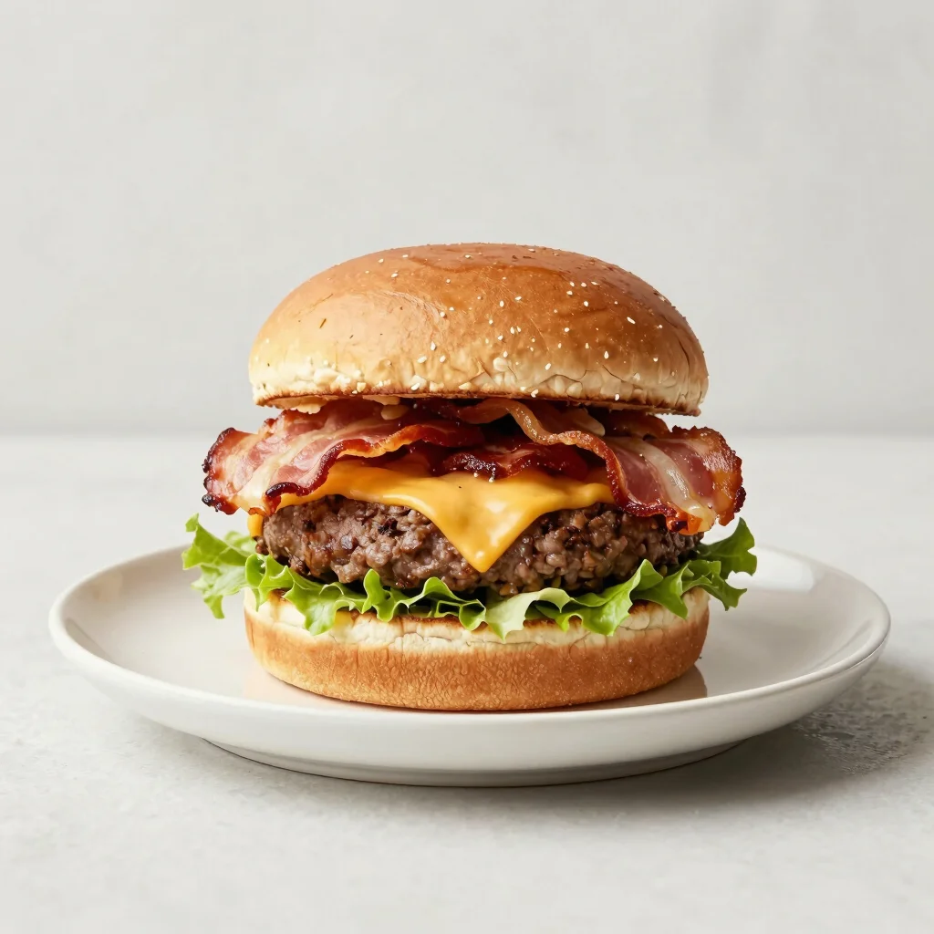 Truffle Smash Bacon Burger