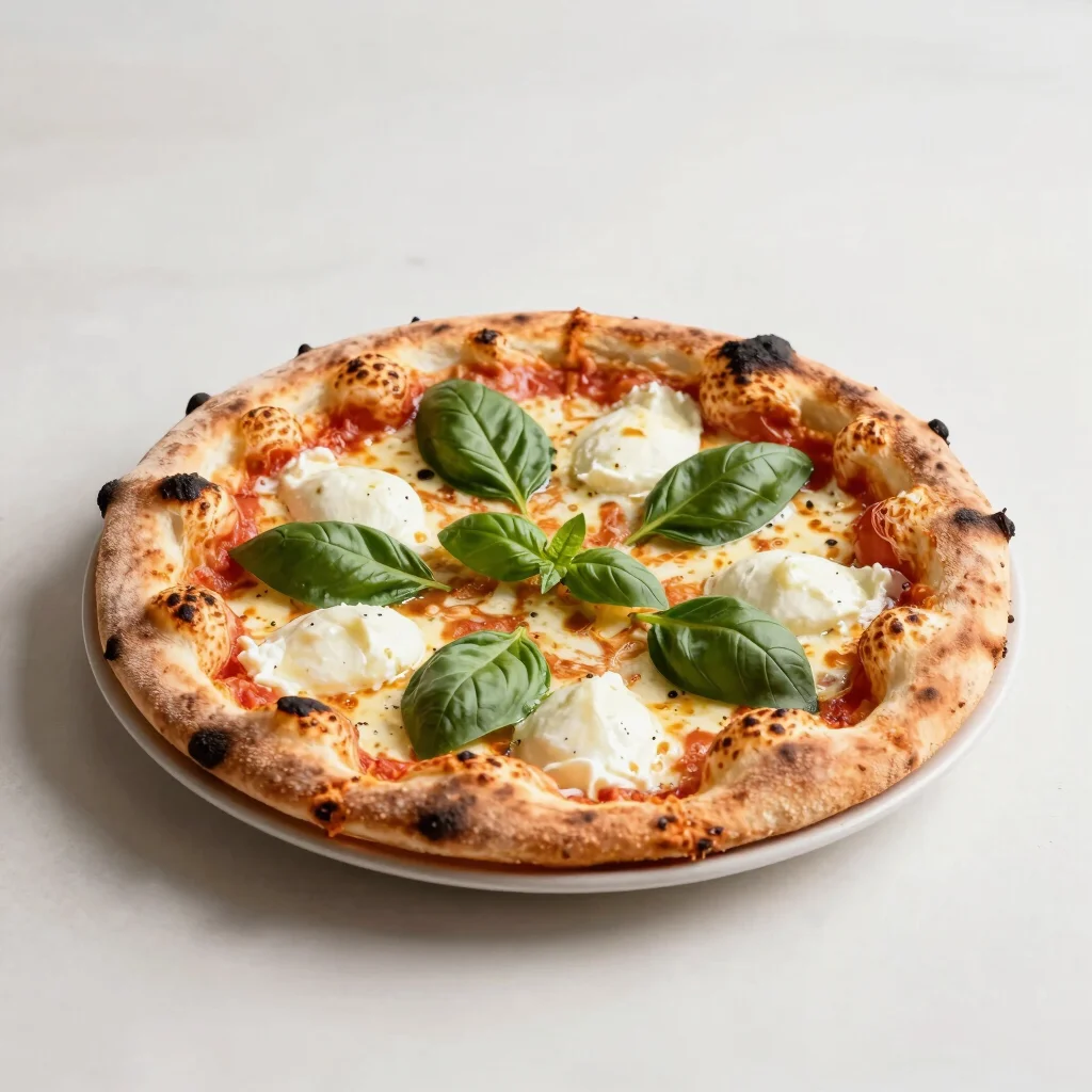 Artisan Wood-Fired Margherita Pizza