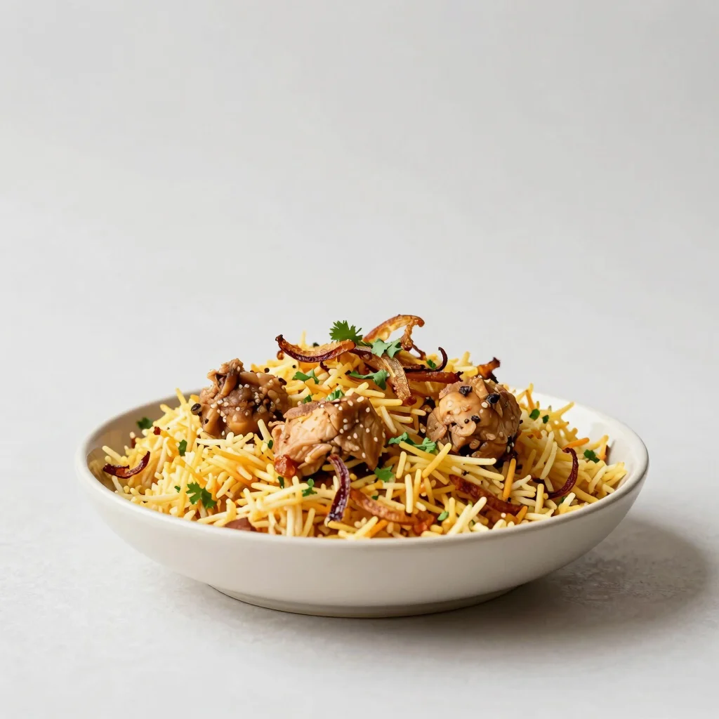 Hyderabadi Slow-Cooked Chicken Biryani