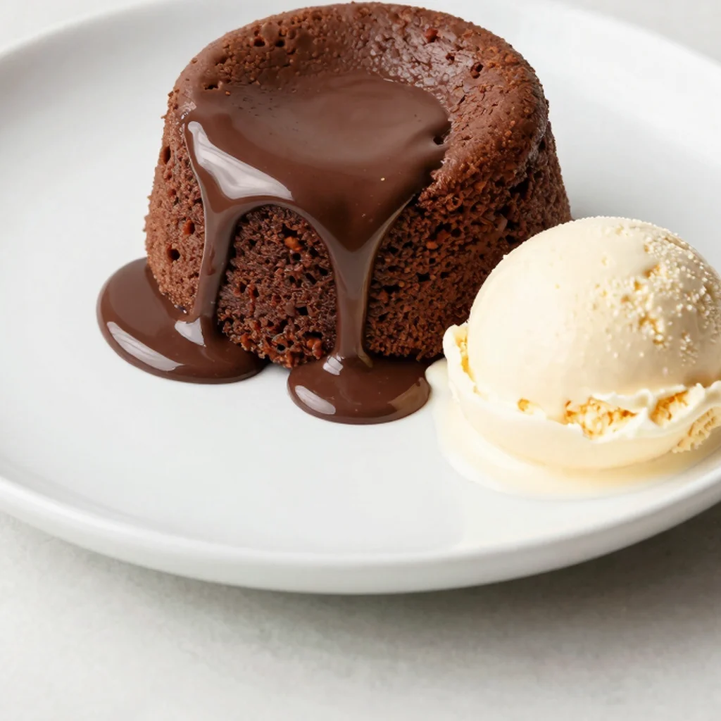 Molten Dark Chocolate Lava Cake